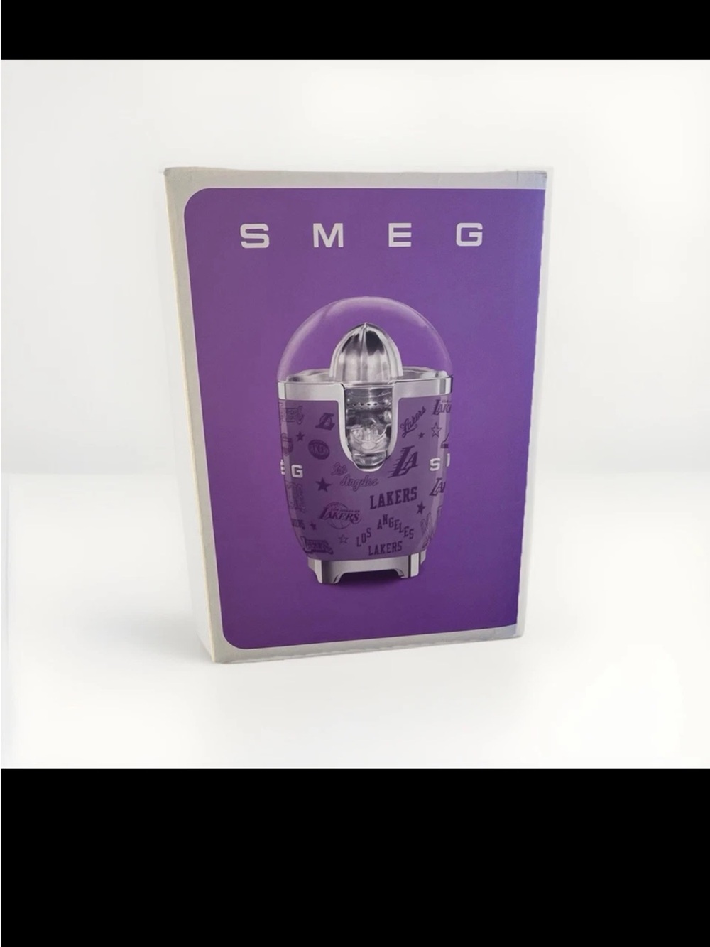 SMEG Purple Citrus Juicer - Los Angeles Lakers Design